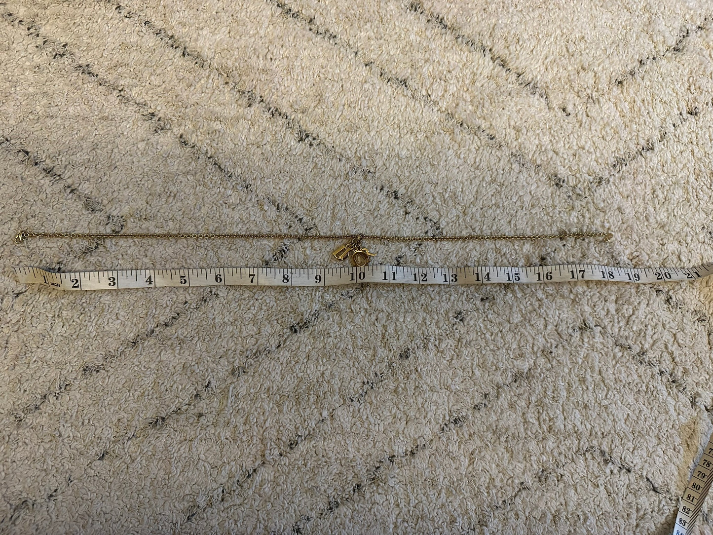 Christian Dior "Dior" Charm Vintage Necklace