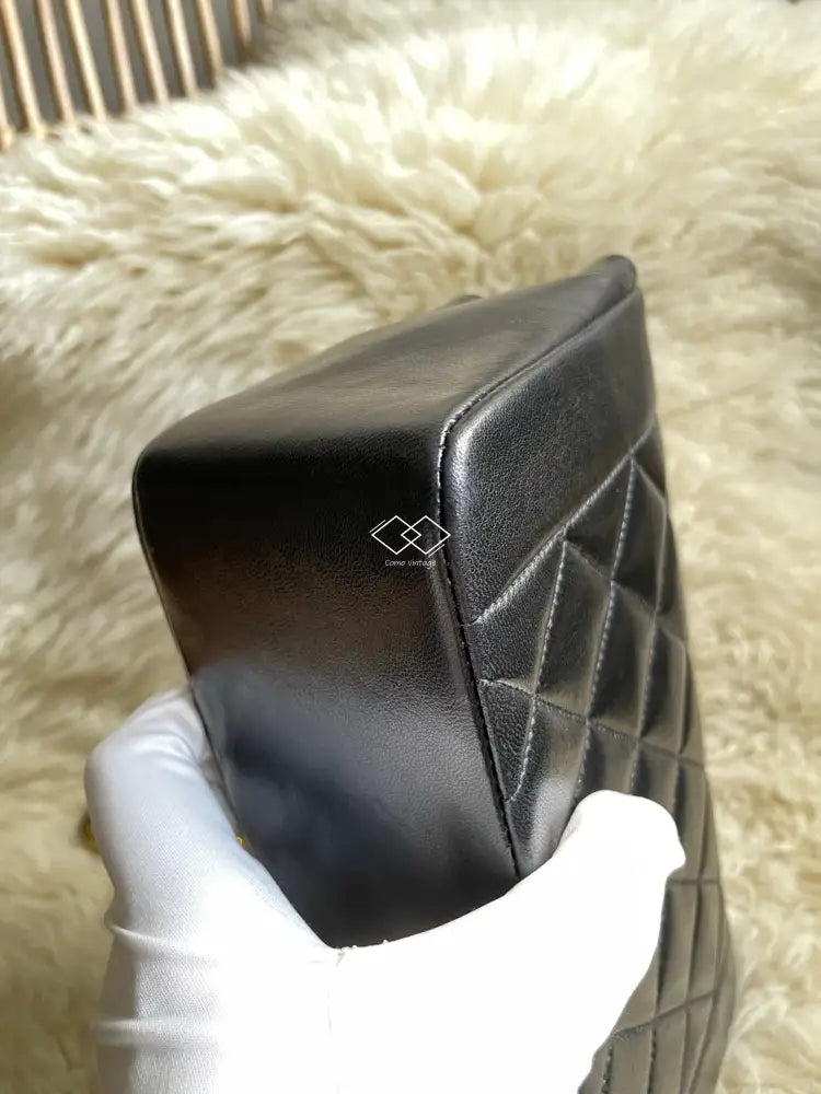 Black Interior! Chanel Diana Quilted Lambskin Small With 24K-Plated Gold Hardware