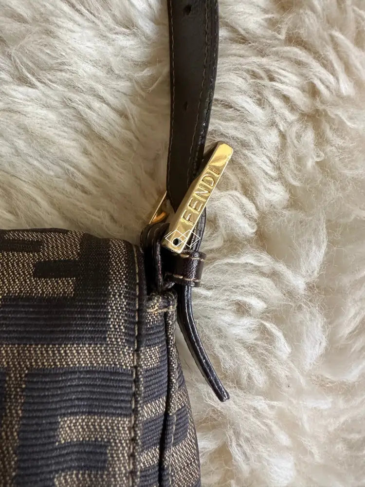 Fendi Classic Zucca Baguette Ghw