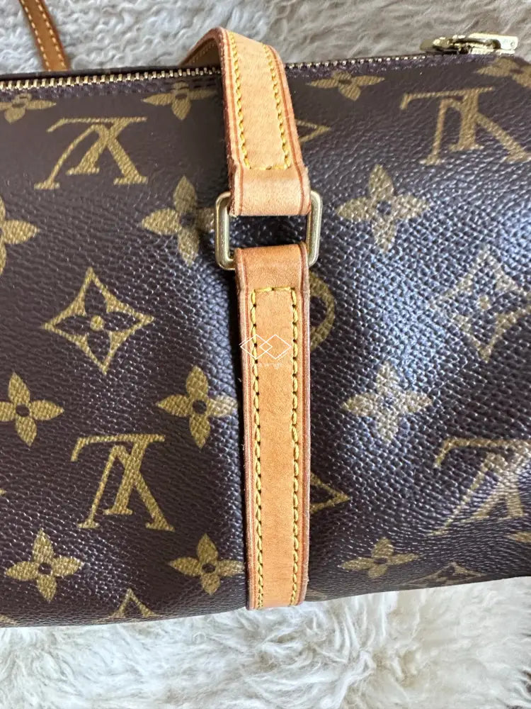 Louis Vuitton Vintage Monogram Papillon 30 With Mini Pouchette Mother-Daughter Bag