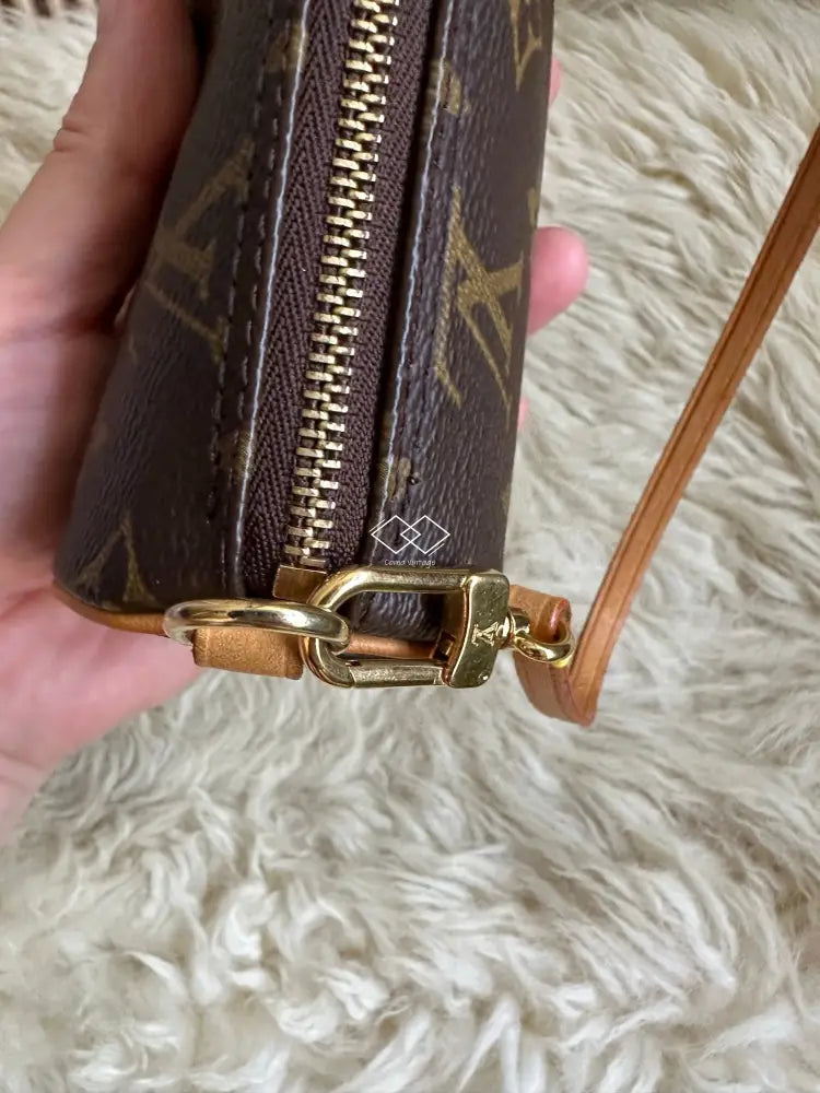 Louis Vuitton Vintage Monogram Papillon 30 With Mini Pouchette Mother-Daughter Bag