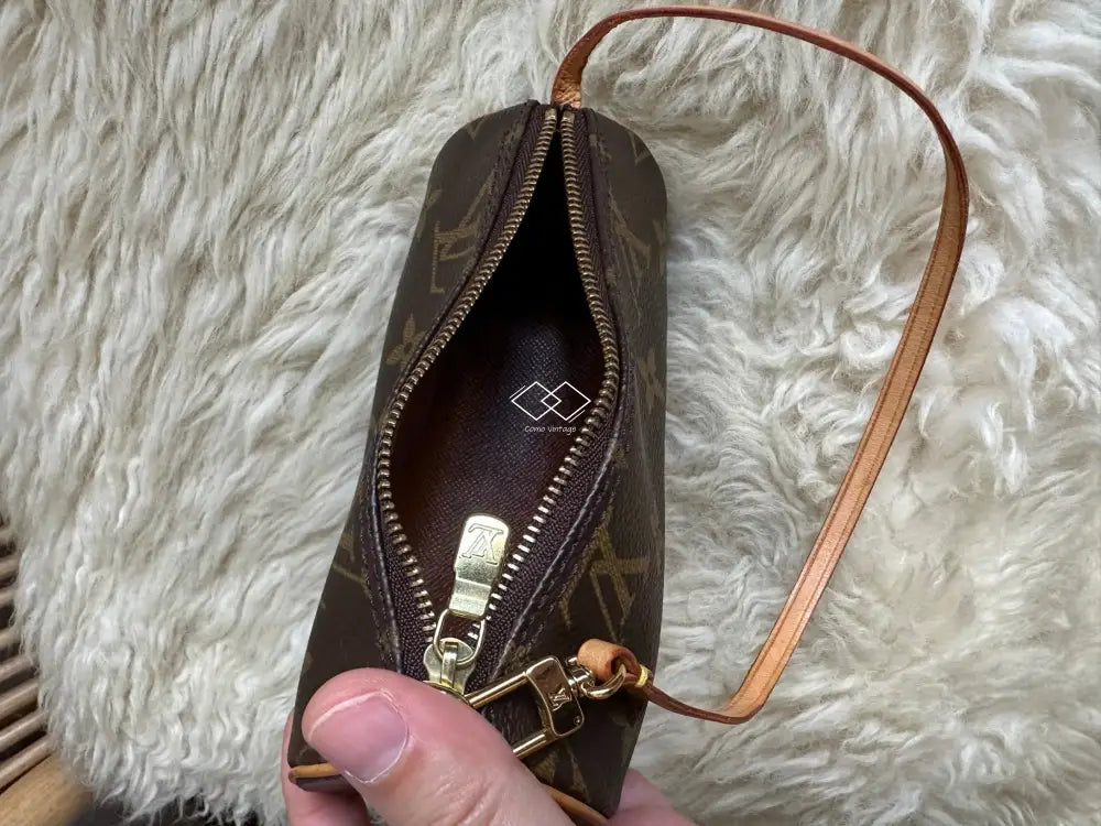 Louis Vuitton Vintage Monogram Papillon 30 With Mini Pouchette Mother-Daughter Bag