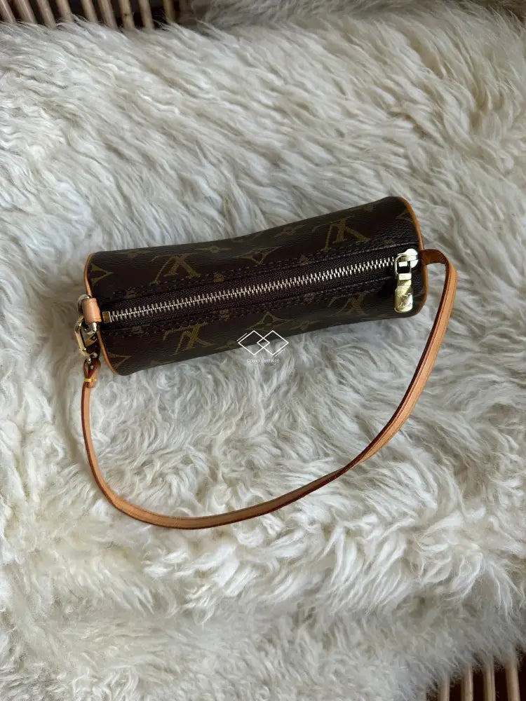 Louis Vuitton Vintage Monogram Papillon 30 With Mini Pouchette Mother-Daughter Bag