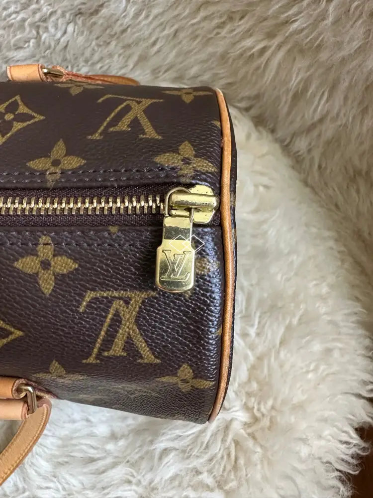Louis Vuitton Vintage Monogram Papillon 30 With Mini Pouchette Mother-Daughter Bag