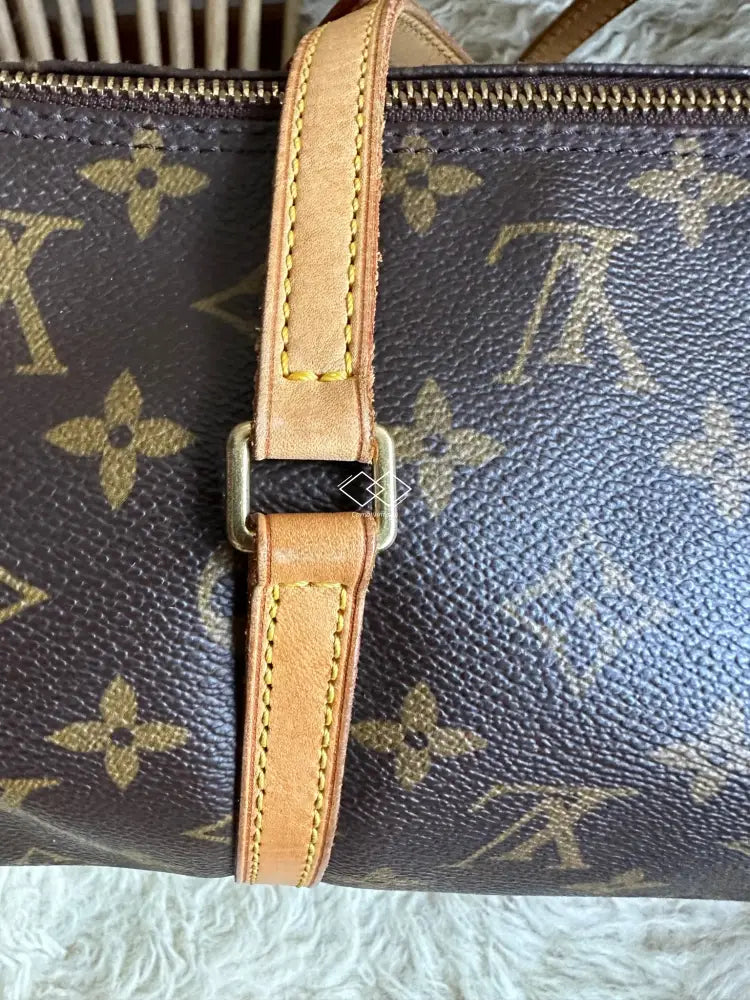 Louis Vuitton Vintage Monogram Papillon 30 With Mini Pouchette Mother-Daughter Bag