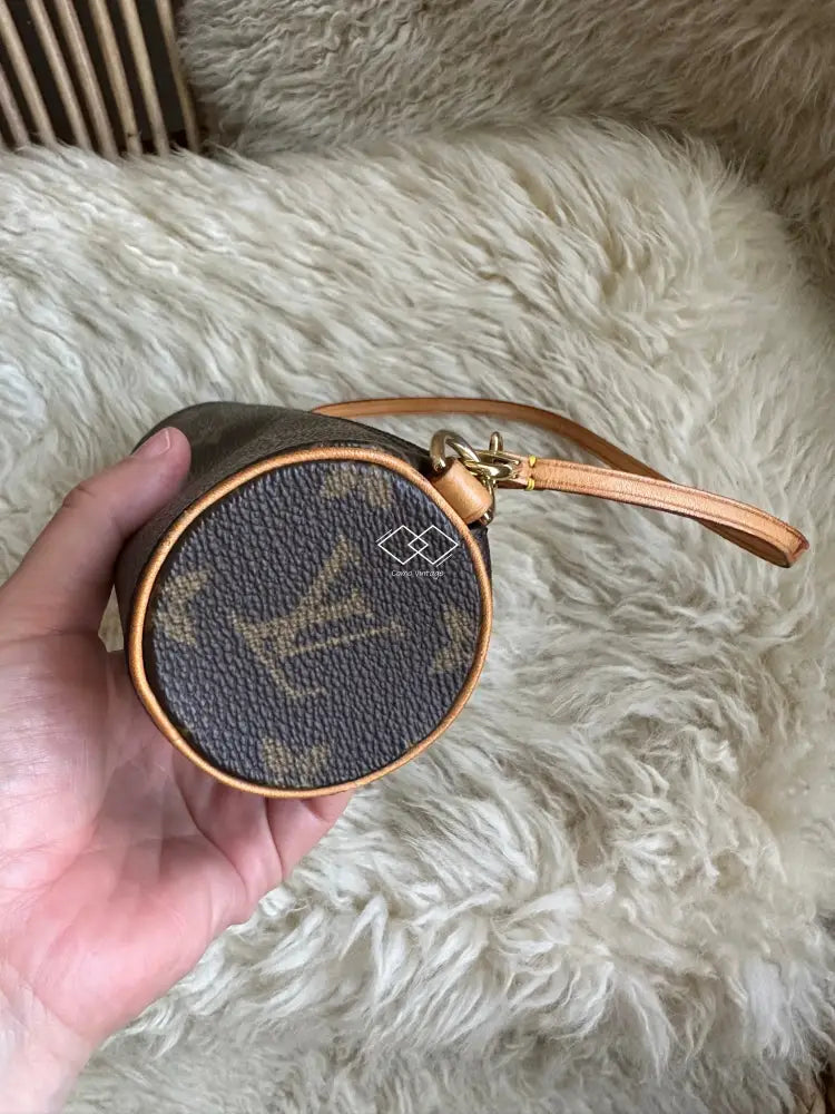 Louis Vuitton Vintage Monogram Papillon 30 With Mini Pouchette Mother-Daughter Bag
