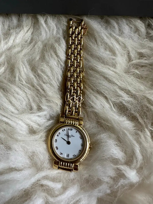 Vintage Christian Dior Ladies Watch With Date
