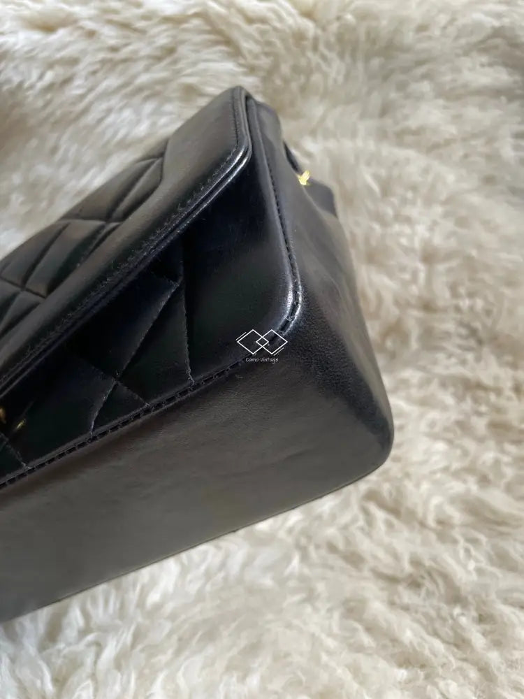 Black Interior! Chanel Diana Quilted Lambskin Small With 24K-Plated Gold Hardware