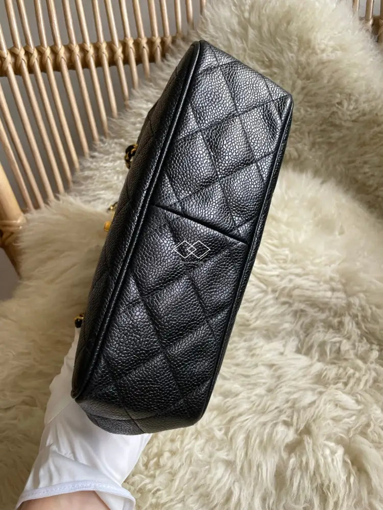 CHANEL 19 Handbag Back Pocket CC lock Quilted Black Crossbody - Chelsea  Vintage Couture
