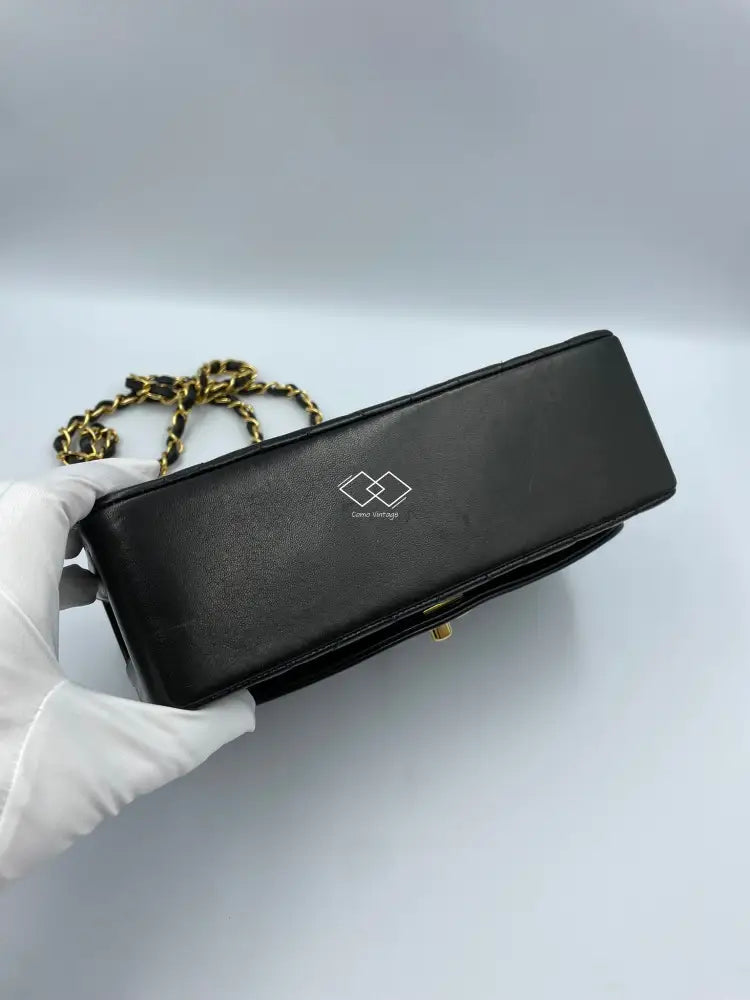 Chanel Black Diana Quilted Lambskin Small With Gold Hardware