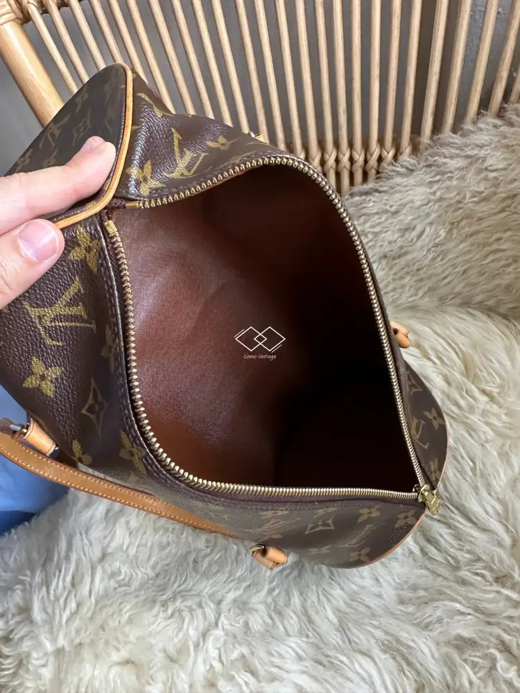 Louis Vuitton Vintage Monogram Papillon 30 With Mini Pouchette Mother-Daughter Bag