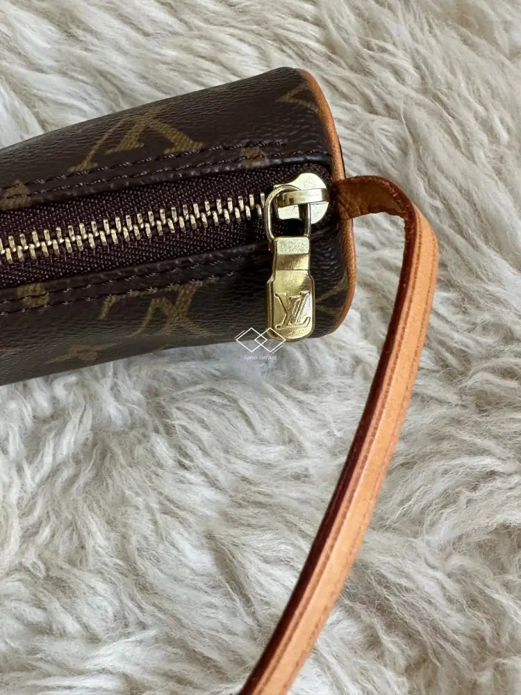 Louis Vuitton Vintage Monogram Papillon 30 With Mini Pouchette Mother-Daughter Bag