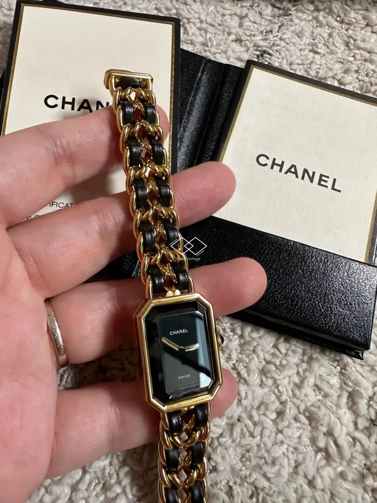 Vintage Chanel Premiere Ladies Watch 24k Gold - Size M – como-vintage